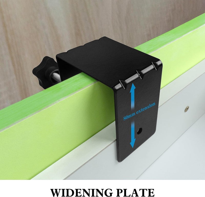 ViewReal 2-Pack Large Drawer Installation Clamps - 3mm Thicker Cabinet Hardware Jig, U Clamp Drill Hole Guide with Non-slip Silicone Protective Pads - Image 4